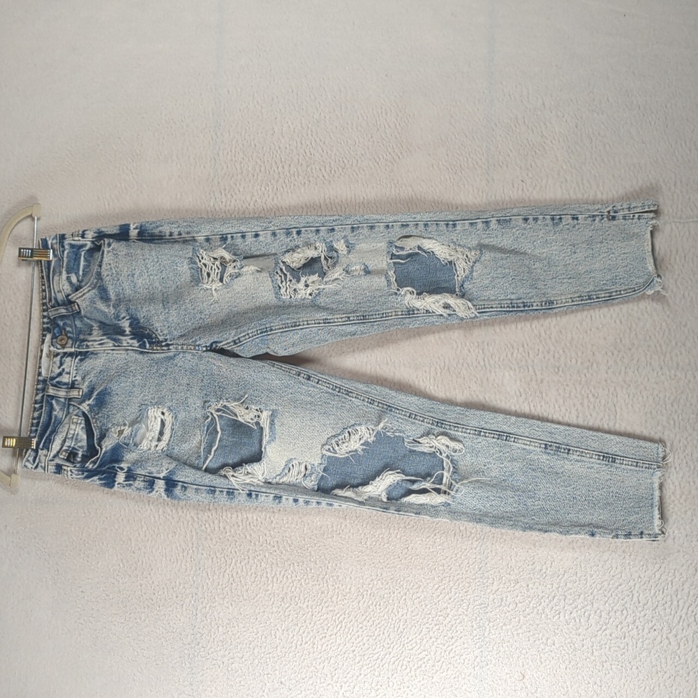 KanCan Maurices Women's Light Wash Distressed High Rise Skinny Jeans Waist 24
